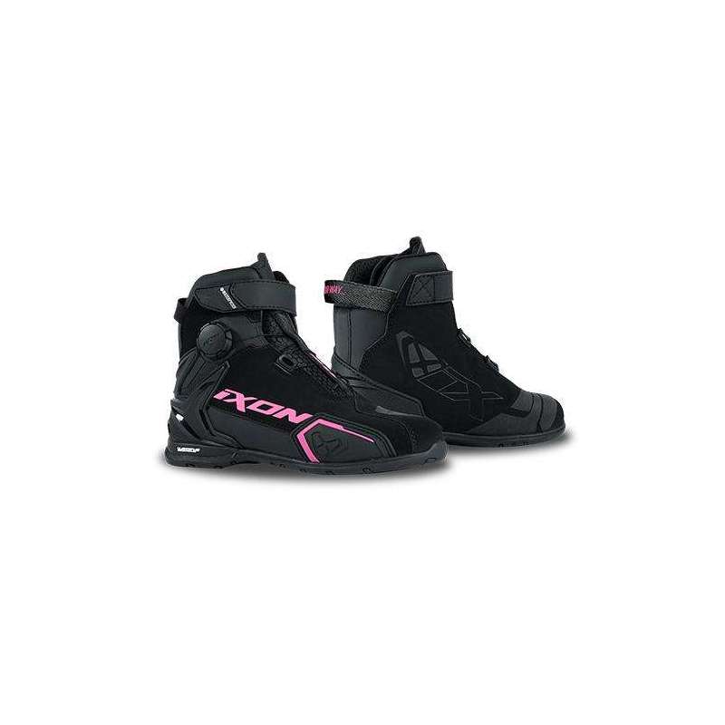 Chaussure IXON BULL 2 WP LADY NOIR/FUSHIA