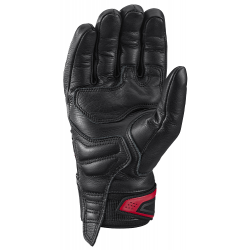 Gants IXON MIG 2 LEATHER NOIR/ROUGE