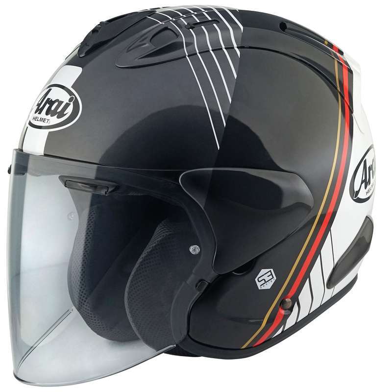 Casque ARAI SZ-R VAS EVO Temu blanc Casque ARAI SZ-R VAS EVO Temu blanc