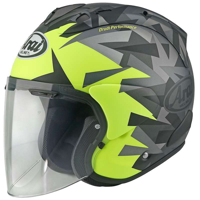 Casque ARAI SZ-R VAS EVO Mimesis Jaune Casque ARAI SZ-R VAS EVO Mimesis Jaune
