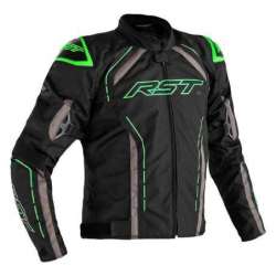 RST S-1 Jacke Textil Schwarz/Grau/Fluo Grün