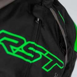 RST S-1 Jacke Textil Schwarz/Grau/Fluo Grün
