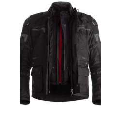 RST Adventure-X Airbag Textil-Jacke - Schwarz