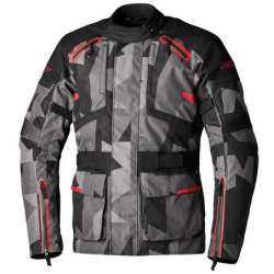 RST Endurance CE Textil-Jacke Herren - Camo/Grau/Rot