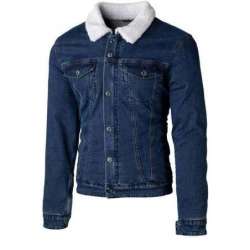 RST Sherpa Denim CE Textil-Jacke - Blau