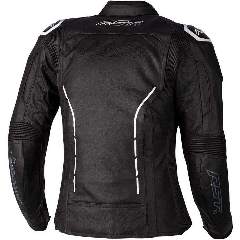RST Ladies S1 CE Lederjacke - Schwarz/Weiß