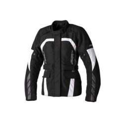 RST Damen Alpha 5 CE Textil-Jacke - Schwarz/Weiß