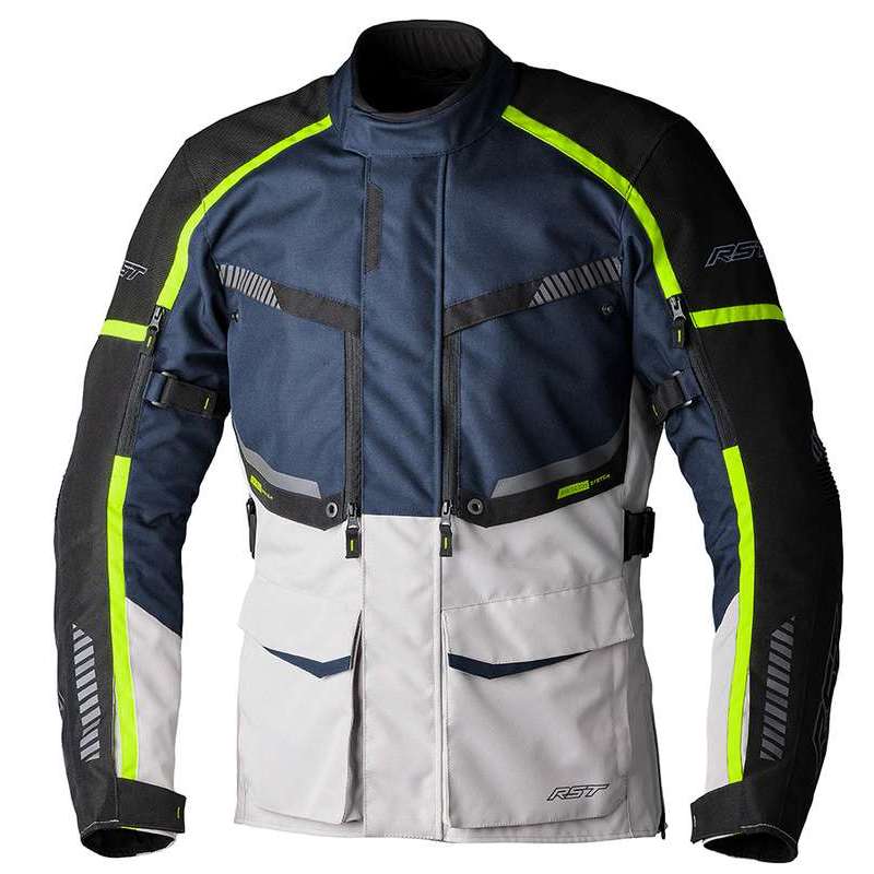 RST Maverick EVO CE Textil-Jacke Herren - Navy/Silber