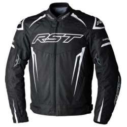 RST TracTech Evo 5 CE Textil-Jacke - Schwarz/Weiß/Schwarz