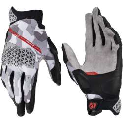 Handschuhe Leatt ADV X-Flow 7.5 Short V24 steel-hellgrau-schwarz