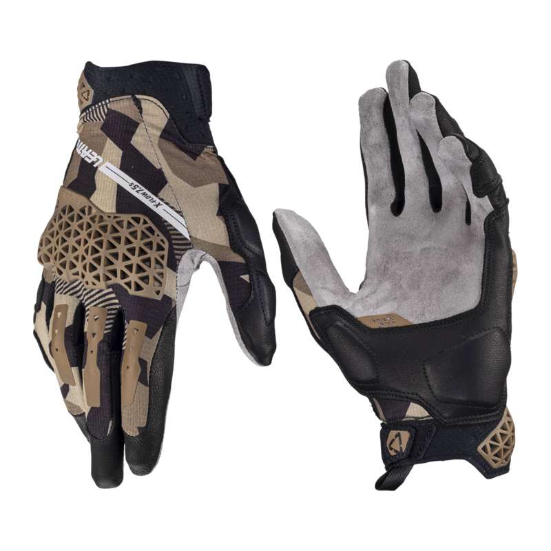 Handschuhe Leatt ADV X-Flow 7.5 Short V24 desert-braun-schwarz-braun
