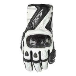 Gants RST Ladies Stunt III CE femme cuir/textile - blanc