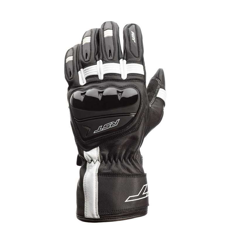 RST Pilot CE Leder Gloves Schwarz/Weiss