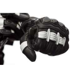 RST Pilot CE Leder Gloves Schwarz/Weiss