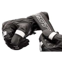 RST Pilot CE Leder Gloves Schwarz/Weiss