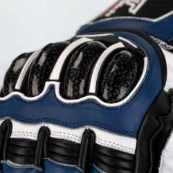 RST TracTech Evo 4 Leder Handschuhe - Blau/Weiß/Schwarz