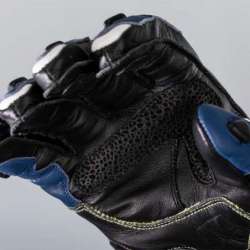 RST TracTech Evo 4 Leder Handschuhe - Blau/Weiß/Schwarz