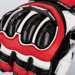 RST TracTech Evo 4 Leder Handschuhe Rot/Weiß/Schwarz