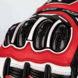 RST TracTech Evo 4 Leder Handschuhe Rot/Weiß/Schwarz