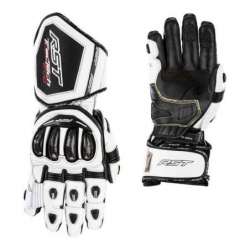 RST TracTech Evo 4 Leder Handschuhe - Weiß/Schwarz