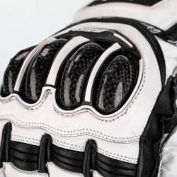 RST TracTech Evo 4 Leder Handschuhe - Weiß/Schwarz
