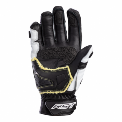 RST TracTech Evo 4 Short Leder Handschuhe Weiß/Schwarz