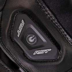 RST-Handschuhe Paragon 6 Heated Waterproof Leder/Textil – schwarz