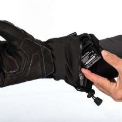 RST-Handschuhe Paragon 6 Heated Waterproof Leder/Textil – schwarz