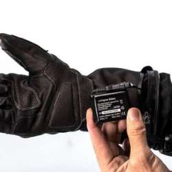 RST-Handschuhe Paragon 6 Heated Waterproof Leder/Textil – schwarz