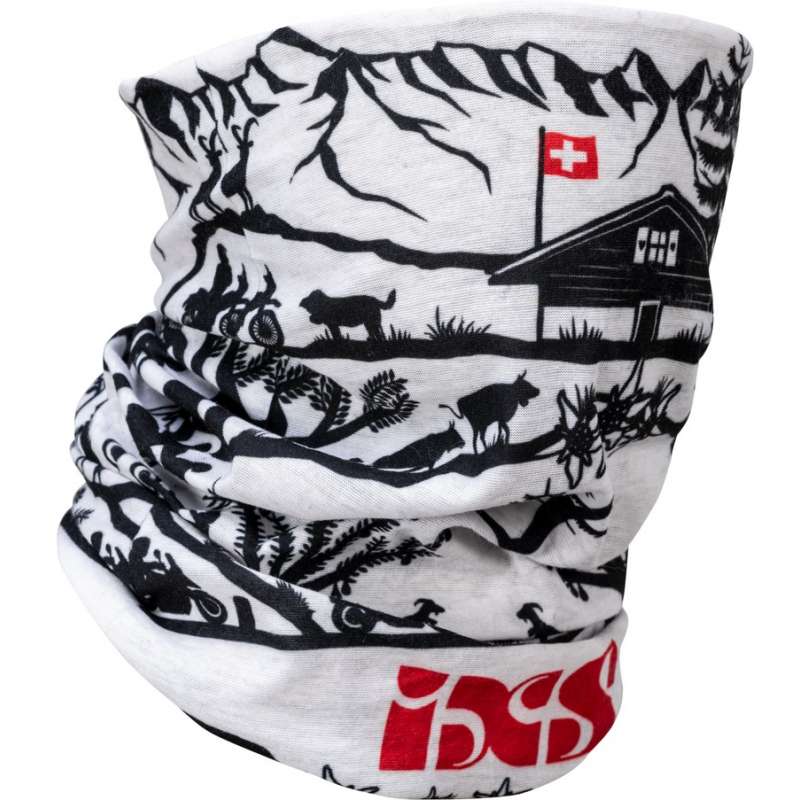iXS Halswärmer Micro weiß-schwarz