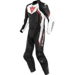 Cuir combinaisons 2pcs. AVRO D2 noir-blanc