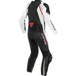 Cuir combinaisons 2pcs. AVRO D2 noir-blanc