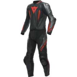 Cuir combinaisons 2pcs. Laguna Seca 5 noir-anthracite-fluo