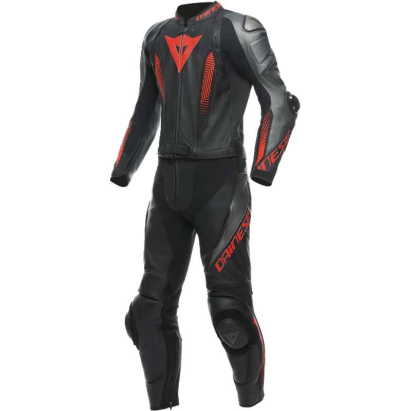Cuir combinaisons 2pcs. Laguna Seca 5 noir-anthracite-fluo Cuir combinaisons 2pcs. Laguna Seca 5 noir-anthracite-fluo