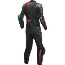 Cuir combinaisons 2pcs. Laguna Seca 5 noir-anthracite-fluo