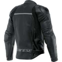 Veste en cuir Racing 4 noir