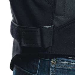 Lederjacke Sportiva schwarz matt-schwarz