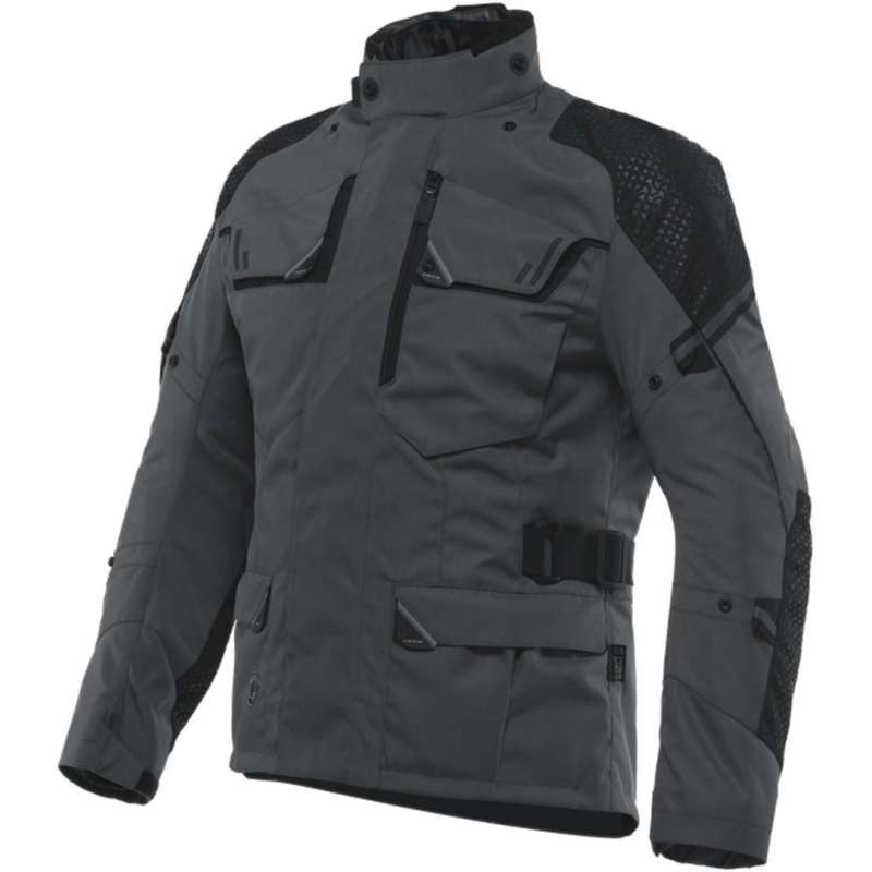 D-Dry Jacke Ladakh 3L grau-schwarz