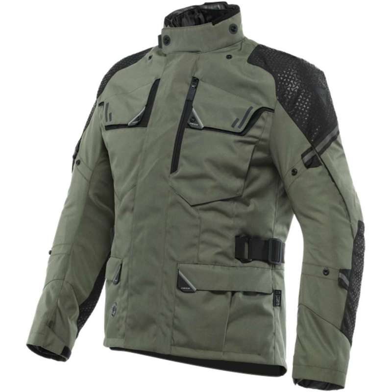 D-Dry Jacke Ladakh 3L olive grün-schwarz