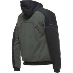Hoodie mit Reissverschluss Daemon-X Safety grün-schwarz