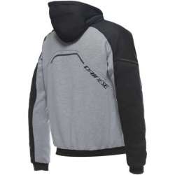 Hoodie Full Zip Daemon-X Sécurité gris-noir-fluo rouge
