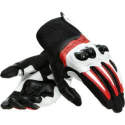 Gants Cuir Mig 3 Unisex noir-blanc-rouge