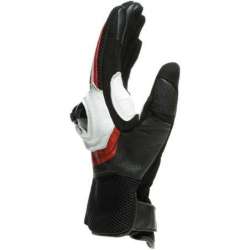 Lederhandschuhe Mig 3 Unisex schwarz-weiss-rot