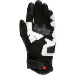 Lederhandschuhe Mig 3 Unisex schwarz-weiss-rot