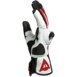 Lederhandschuhe Mig 3 Unisex schwarz-weiss-rot