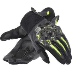 Gants Cuir Mig 3 Unisex noir-anthracite-fluo jaune