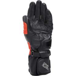 Gants Cuir Carbon 4 Long noir-fluo rouge-blanc