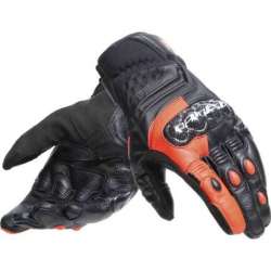 Gants Cuir Carbon 4 Kurz noir-fluo rouge