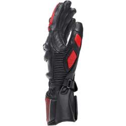 Gants Cuir Druid 4 noir-rouge-blanc