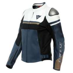 Veste Cuir Rapida Femmes noir-blanc-bronze